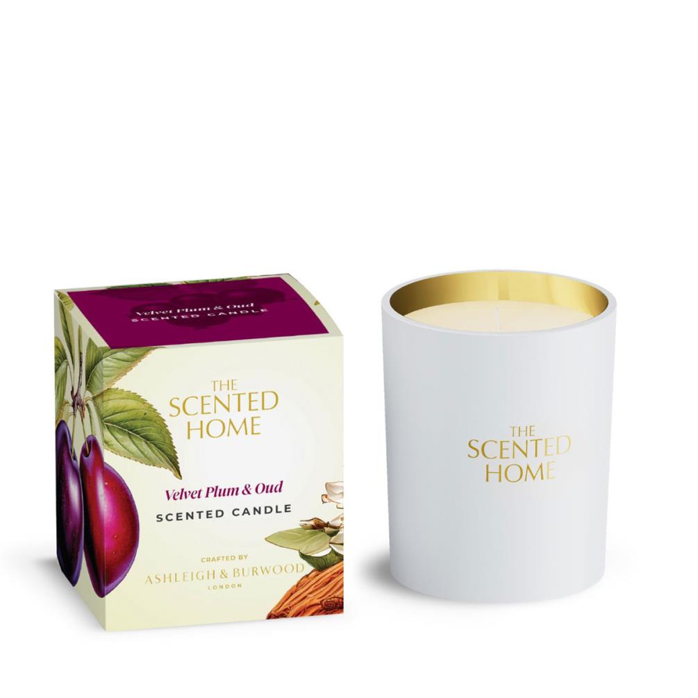 Ashleigh & Burwood Velvet Plum & Oud Scented Candle £10.80